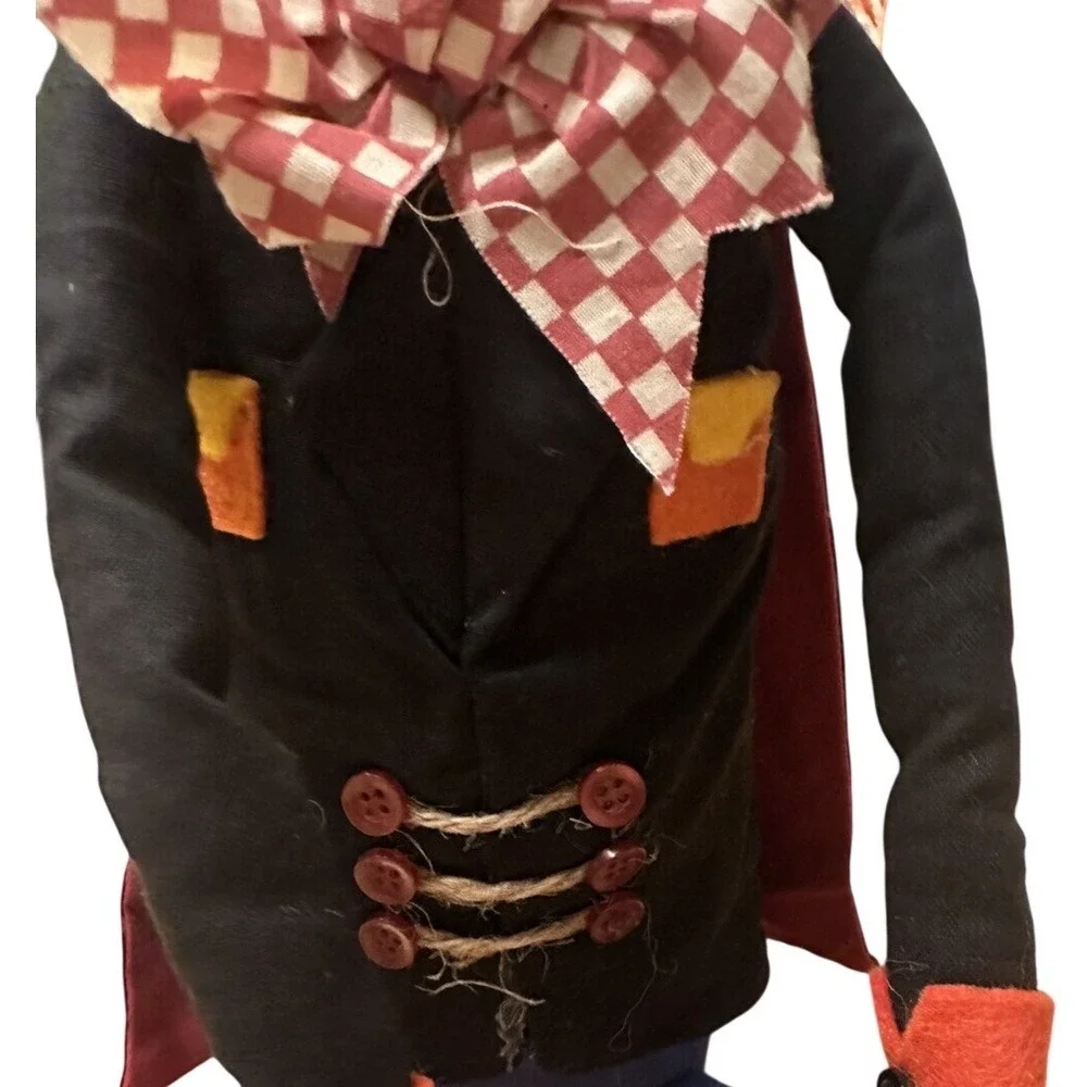 Vintage RARE 1998 Halloween ShelfSitter DRACULA 🧛Bean Bag Bottom 27 Inches Long